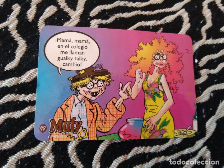 Sammeln alte Sammelbilder: CROMO DE LOS CHISTES DE BARRAG&Aacute;N A&Ntilde;OS 90 MUFY (N&ordm; 98)
