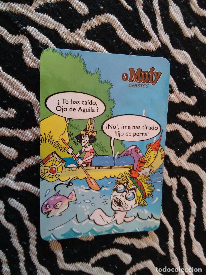 Coleccionismo Cromos antiguos: CROMO DE LOS CHISTES DE BARRAG&Aacute;N A&Ntilde;OS 90 MUFY (N&ordm; 4)