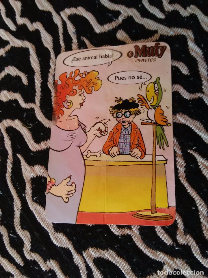 Sammeln alte Sammelbilder: CROMO DE LOS CHISTES DE BARRAG&Aacute;N A&Ntilde;OS 90 MUFY (N&ordm; 6)