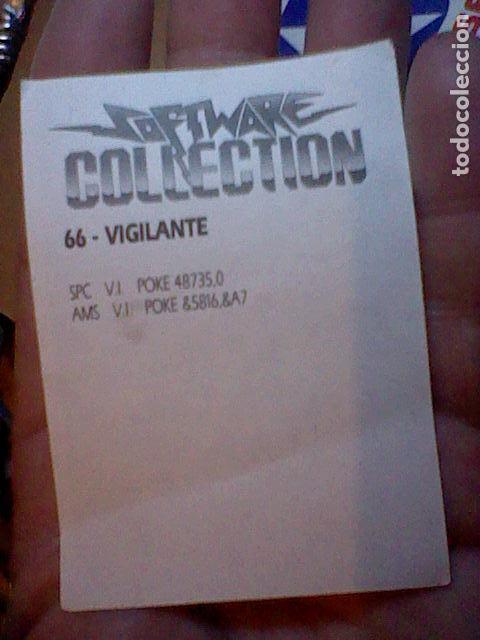 Coleccionismo cromos antiguos: VIGILANTE SOFWARE COLLECTION ERBE CROMO 66 SIN PEGAR NUNCA 8.5X6CMS - Foto 2
