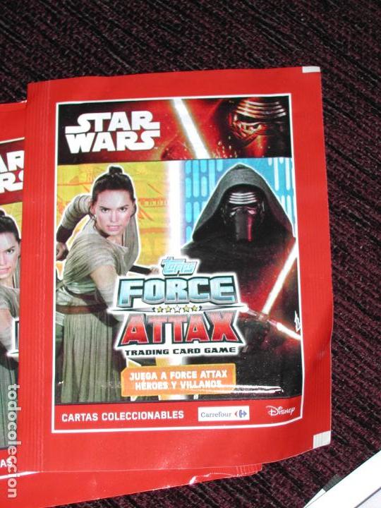 Coleccionismo cromos antiguos: 24 Sobres cromos STAR WARS A estrenar. - Foto 3