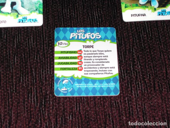 Coleccionismo cromos antiguos: Lote 21 Cromos en 3D de LOS PITUFOS / EL ARBOL - Foto 2