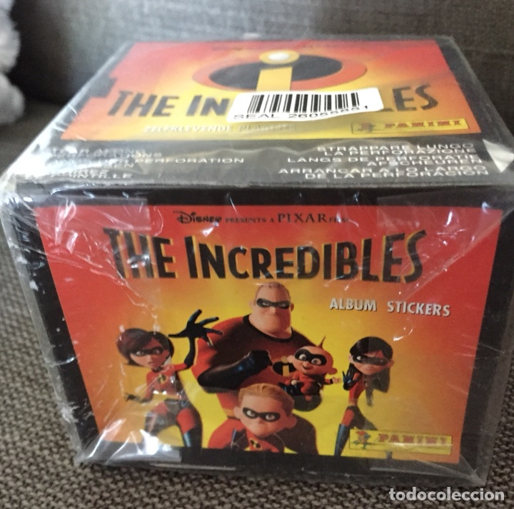 Coleccionismo cromos antiguos: Caja de 50 sobres de cromos Los Incre&iacute;bles de Panini - Foto 1