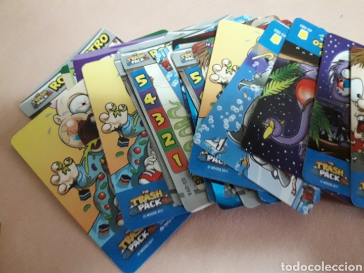 Coleccionismo cromos antiguos: Cromos lote 60 The Trash Pack a&ntilde;o 2011 - Foto 4