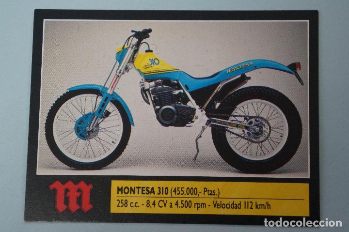 Coleccionismo Cromos antiguos: CROMO DE:MOTOS,MONTESA 310,(SIN PEGAR),N&ordm; 117,A&Ntilde;O 1990,DEL &Aacute;LBUM,SUPER MOTO,DE ESTE