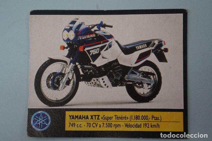 Coleccionismo cromos antiguos: CROMO DE:MOTOS,YAMAHA XTZ,(SIN PEGAR),N&ordm; 92,A&Ntilde;O 1990,DEL &Aacute;LBUM,SUPER MOTO,DE ESTE