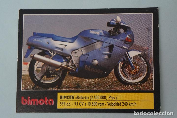 Colecionismo Cromos antigos: CROMO DE:MOTOS,BIMOTA,(SIN PEGAR),N&ordm; 32,A&Ntilde;O 1990,DEL &Aacute;LBUM,SUPER MOTO,DE ESTE