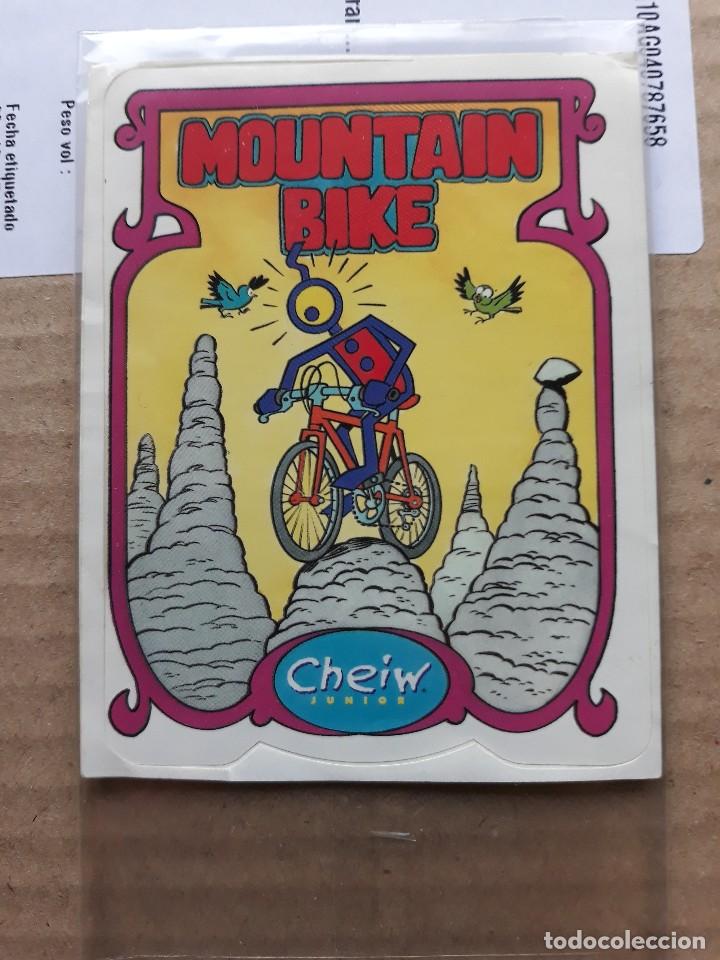Collezionismo Figurine antiche: PEGATINA MOUNTAIN BIKE CHEIW