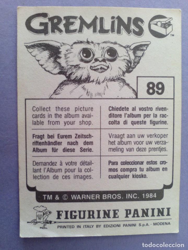 Coleccionismo cromos antiguos: cromo - gremlins  - n&ordm; 89 - figurini panini 1984 - Foto 2