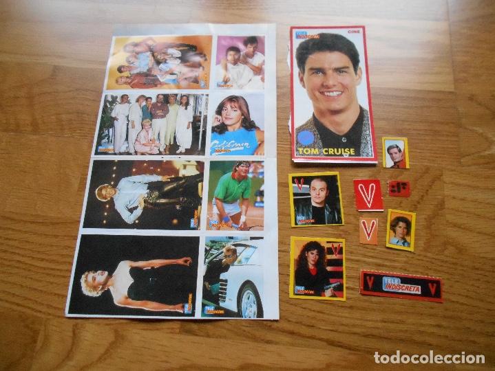 Coleccionismo cromos antiguos: Lote de cromos Y PEGATINAS TELEINDISCRETA SERIE V CANTANTES ETC