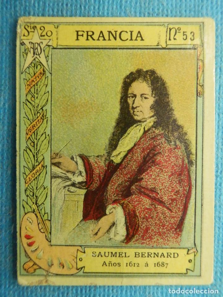 Colecionismo Cromos antigos: FOTOTIPIA CERILLAS SERIE 20 - N&ordm; 53 - SAMUEL BERNARD - FRANCIA - 1612 AL 1687