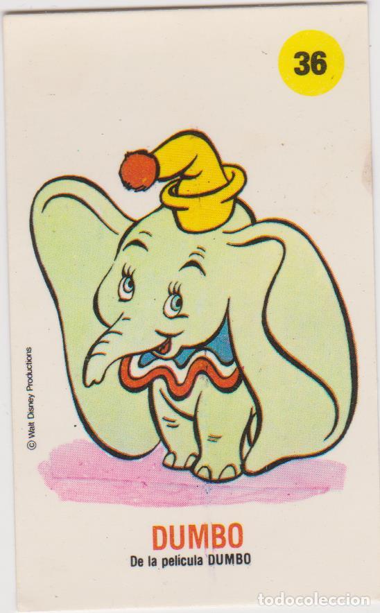 Coleccionismo cromos antiguos: BIMBO-- PLASTICROMOS -- N&ordm; 36 DUMBO - Foto 1