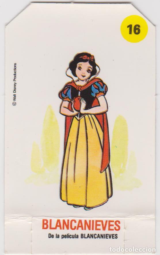 Coleccionismo cromos antiguos: BIMBO-- PLASTICROMOS -- N&ordm; 16 BLANCANIEVES - Foto 1