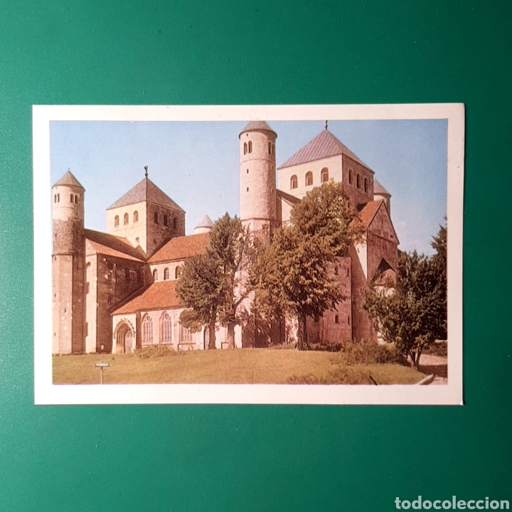 Coleccionismo Cromos antiguos: Cromo ARQUITECTURA ROMANICA - N&deg;60. SAN MIGUEL. HILDESHEIM. ALEMANIA ( 1000 )