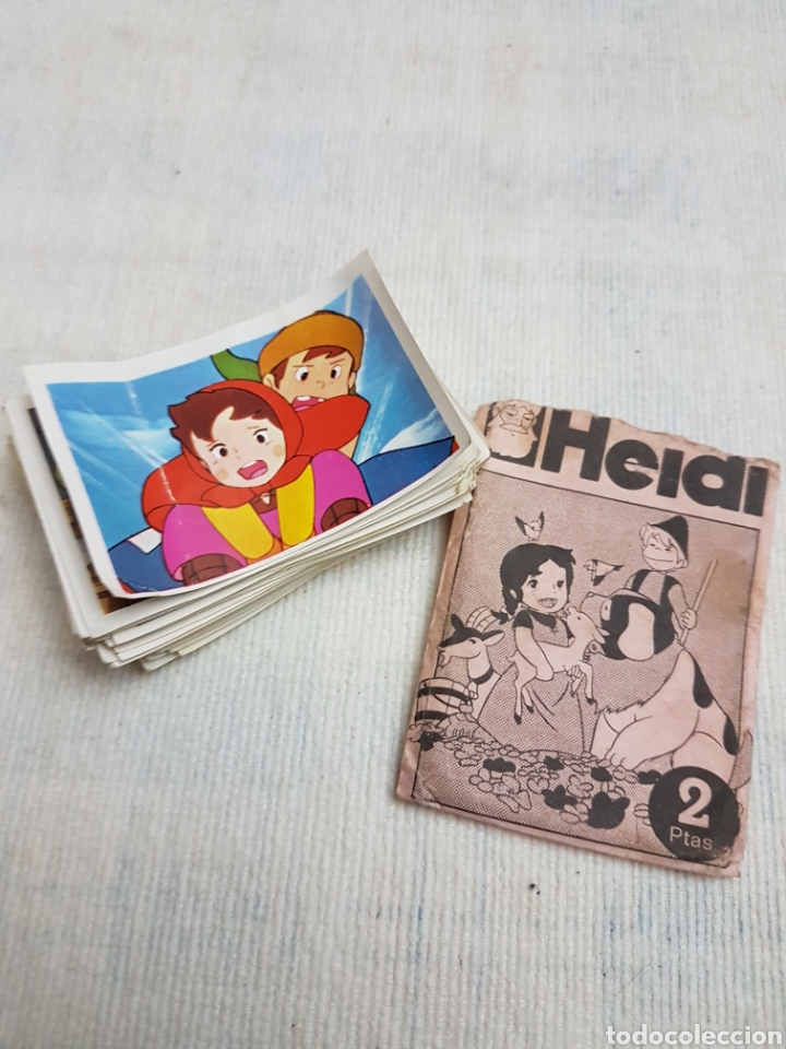 Coleccionismo Cromos antiguos: Lote 68 cromos Heidi y un sobre