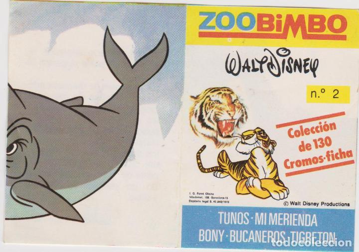 Coleccionismo cromos antiguos: BIMBO -- ZOOBIMBO -- N&ordm; 2 -- NUNCA PEGADO - Foto 1