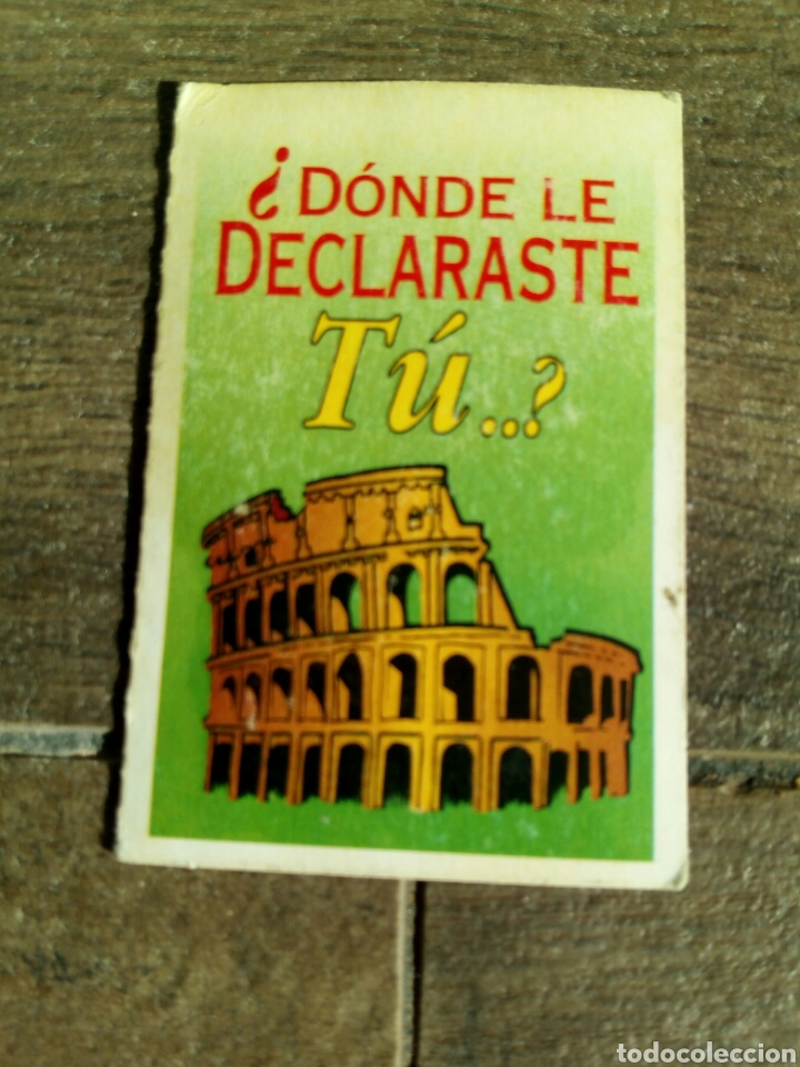 Coleccionismo Cromos antiguos: 1 Espejismos bollycao.&iquest;Donde le declaraste t&uacute;...?