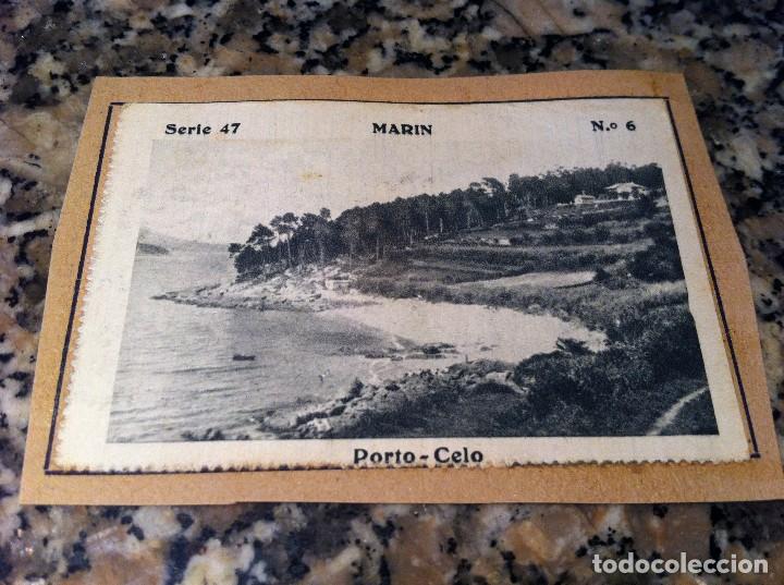 Collezionismo Figurine antiche: CROMO BELLEZAS DE GALICIA (MAR&Iacute;N, SERIE 47, N&ordm; 6) PORTO CELO (PEGADO AL CART&Oacute;N ORIGINAL)