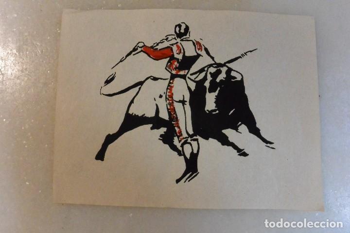 Coleccionismo cromos antiguos: CALCOMANIA DE TORERO A&Ntilde;OS 40 - Foto 1
