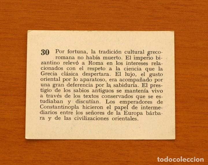 Coleccionismo cromos antiguos: Historia del Progreso Humano - N&ordm; 30 - Editorial Mateu 1966 - Nunca pegado - Foto 2