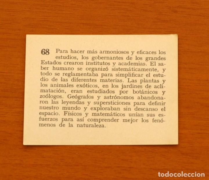 Coleccionismo cromos antiguos: Historia del Progreso Humano - N&ordm; 68 - Editorial Mateu 1966 - Nunca pegado - Foto 2