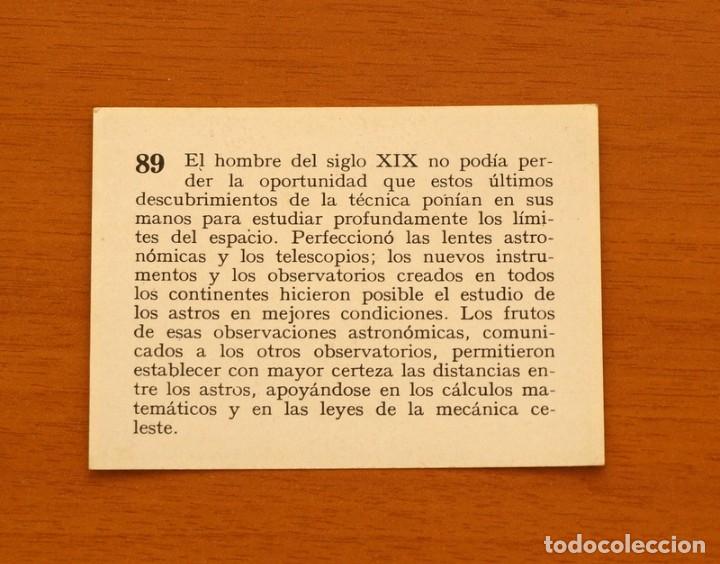 Coleccionismo cromos antiguos: Historia del Progreso Humano - N&ordm; 89 - Editorial Mateu 1966 - Nunca pegado - Foto 2