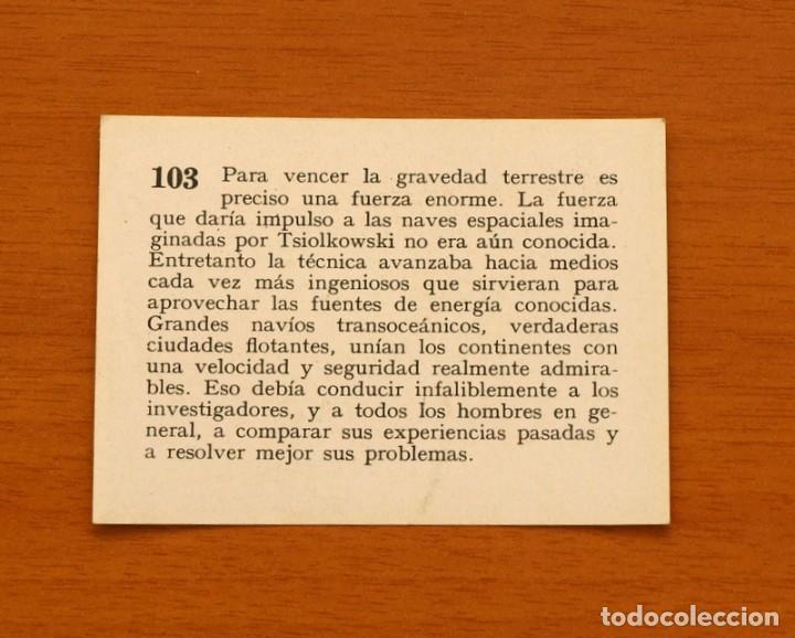 Coleccionismo cromos antiguos: Historia del Progreso Humano - N&ordm; 103 - Editorial Mateu 1966 - Nunca pegado - Foto 2