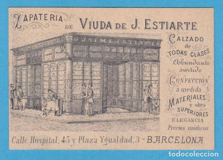 Coleccionismo Cromos antiguos: OVIEDO. FACHADA DE LA CATEDRAL. ZAPATER&Iacute;A VIUDA DE J. ESTIARTE. BARCELONA