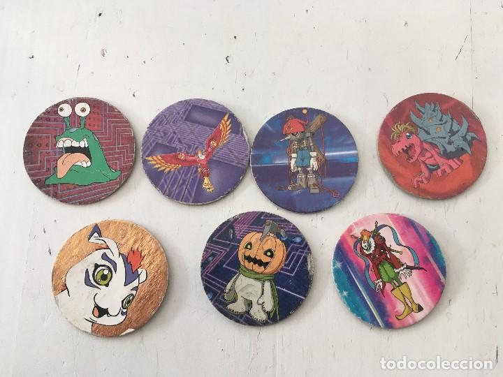 Coleccionismo cromos antiguos: LOTE TAZOS DIGIMON MAGIC BOX - CHAPS KRAKS - Foto 1