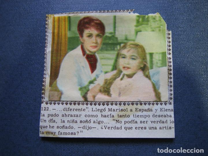 Coleccionismo cromos antiguos: Cromo pegado de Marisol - Foto 1