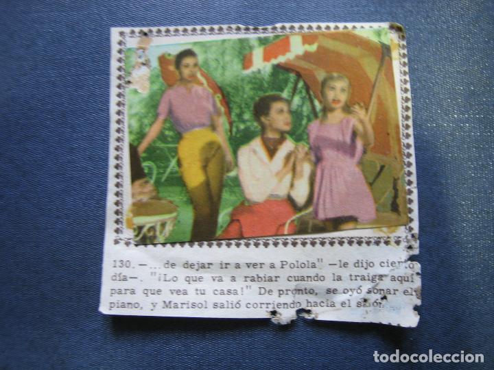 Coleccionismo cromos antiguos: 2 Cromos pegados de Marisol - Foto 1