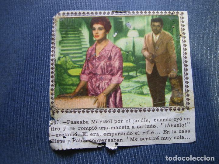 Coleccionismo cromos antiguos: 2 Cromos pegados de Marisol - Foto 2