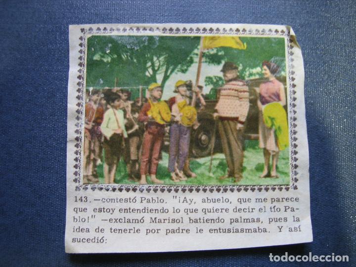 Coleccionismo cromos antiguos: 2 Cromos pegados de Marisol - Foto 1