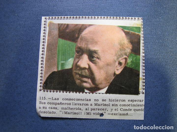 Coleccionismo cromos antiguos: 2 Cromos pegados de Marisol - Foto 2