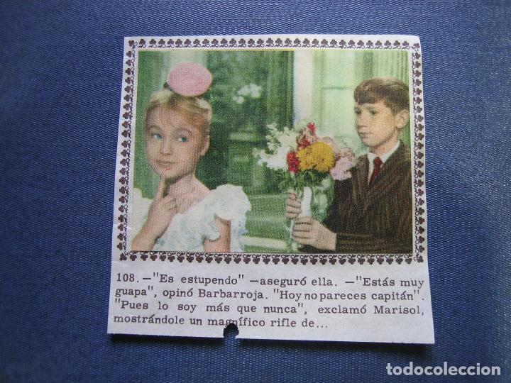 Coleccionismo cromos antiguos: 2 Cromos pegados de Marisol - Foto 1