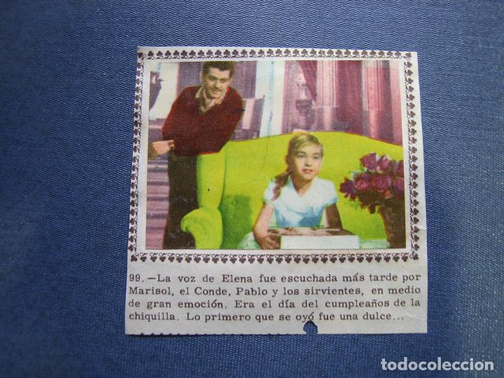 Coleccionismo cromos antiguos: 2 Cromos pegados de Marisol - Foto 2