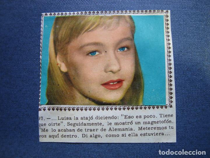 Coleccionismo cromos antiguos: 2 Cromos pegados de Marisol - Foto 2