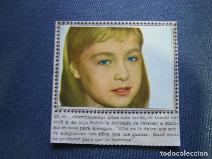 Coleccionismo cromos antiguos: 2 Cromos pegados de Marisol - Foto 1