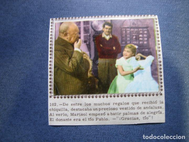 Coleccionismo cromos antiguos: 2 Cromos pegados de Marisol - Foto 2