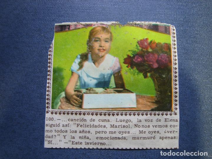 Coleccionismo cromos antiguos: 2 Cromos pegados de Marisol - Foto 2