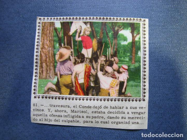 Coleccionismo cromos antiguos: 2 Cromos pegados de Marisol - Foto 2