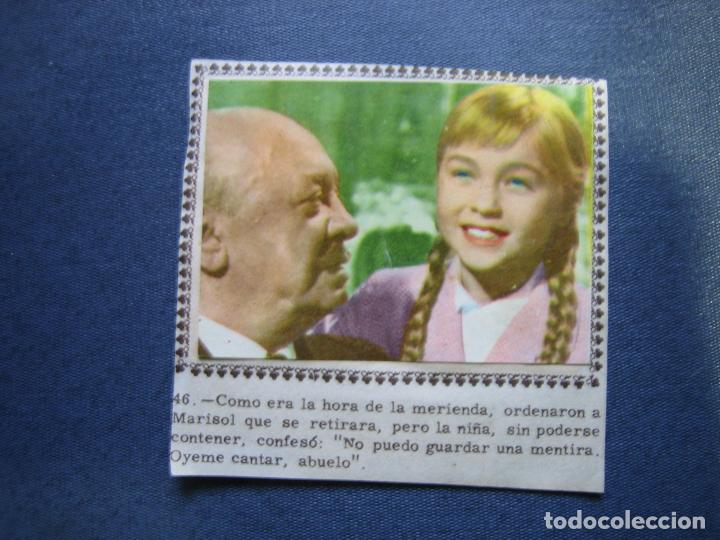 Coleccionismo cromos antiguos: 2 Cromos pegados de Marisol - Foto 2