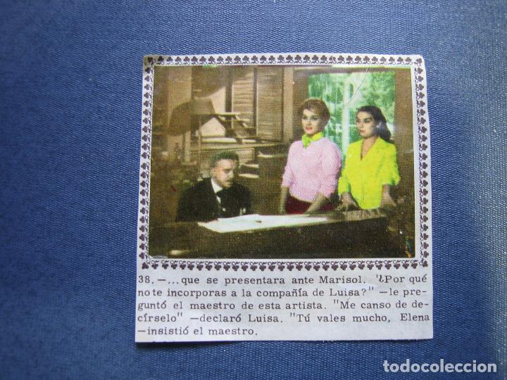 Coleccionismo cromos antiguos: 2 Cromos pegados de Marisol - Foto 2