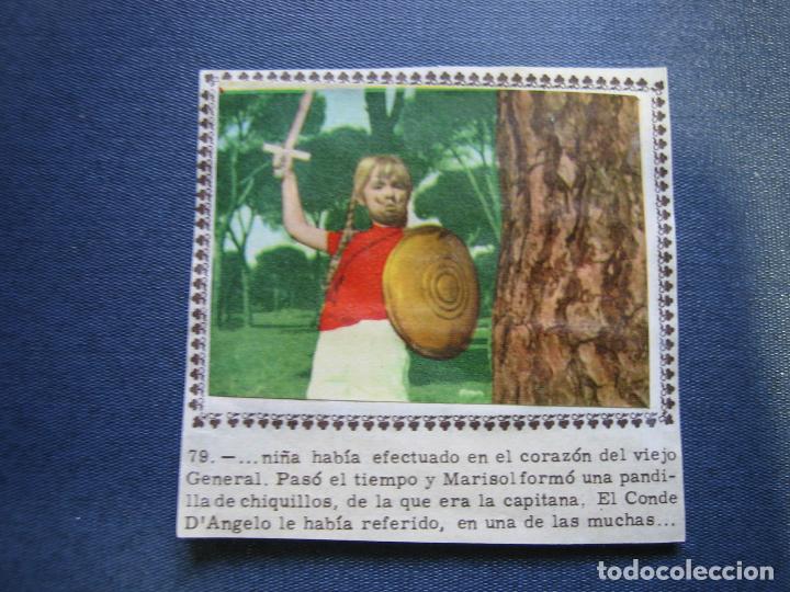 Coleccionismo cromos antiguos: 2 Cromos pegados de Marisol - Foto 1