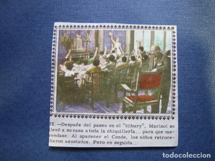 Coleccionismo cromos antiguos: 2 Cromos pegados de Marisol - Foto 2