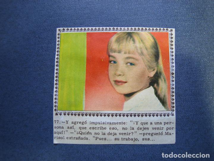 Coleccionismo cromos antiguos: 2 Cromos pegados de Marisol - Foto 1