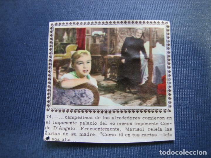 Coleccionismo cromos antiguos: 2 Cromos pegados de Marisol - Foto 1