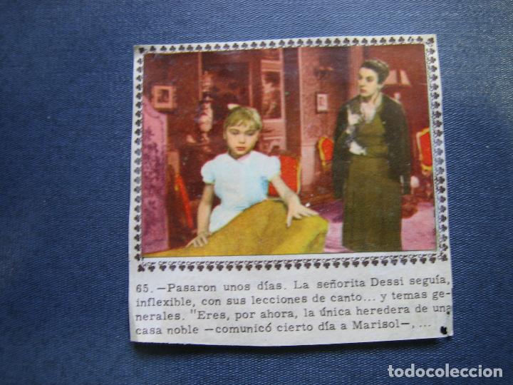 Coleccionismo cromos antiguos: 2 Cromos pegados de Marisol - Foto 2