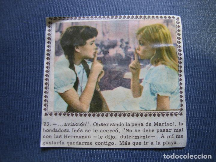 Coleccionismo cromos antiguos: 2 Cromos pegados de Marisol - Foto 1