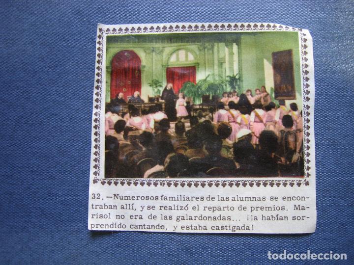 Coleccionismo cromos antiguos: 2 Cromos pegados de Marisol - Foto 2